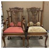 Antique Reproduction Chippendale Style Dining