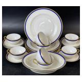 Theodore Haviland Hand Painted Porcelain Tea
