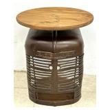 Rustic Farmall Tractor Side Table