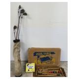 Croquet Sets, Pool Table & Golf Clubs