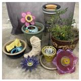 Selection of Garden Decor & Planters