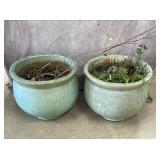 Glazed Ceramic Planters