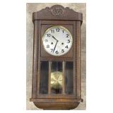 Antique Junghans Box Regulator Wall Clock