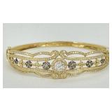 14 KT Gold Effy Espresso Gold & Diamond Filigree