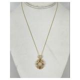 14 KT Gold Effy Espresso Gold & Diamond Filigree