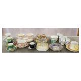 Cups, Saucers & Trinket Dish