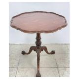 Mallary Furniture Mahogany Pie Crust Tea Table