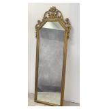 6 FT Vintage Gilt Framed Floor Mirror