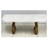 Pier Shelf w/ Marble Top