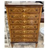 Antique Inlaid Louis XVI Style Chest of Drawers