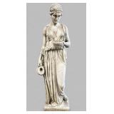 5 FT Cast Concrete Garden Statue - Hebe
