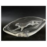 Vtg Mats Jonnason Signed Maleras Lead Crystal