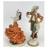 Italian Capodimonte Porcelain Figurines