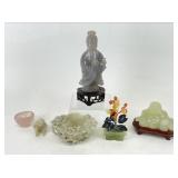 Carved Jade & Other Stone Figurines