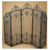 8 FT Maitland Smith Style Wrought Iron Folding