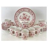 Churchill Indian Tree Dinnerware - Service for 8