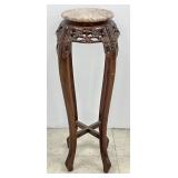 Vintage Chinese Carved Hardwood Plant Stand