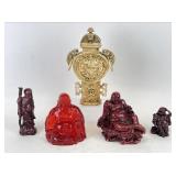 Lucite, Resin & Other Buddha Figurines
