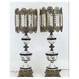 Vintage Porcelain Table Lamps