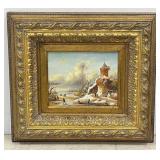 Signed & Gilt Framed Oil on Canvas - T Toch