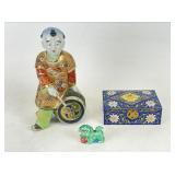 Asian Inspired Decor - Cloisonne, Enameled Brass