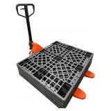 2.5 Ton Franklin Hydraulic Pallet Jack & Pallets