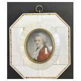 Vintage Framed & Signed Miniature Portrait