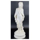 Art Nouveau Carved Marble Statue