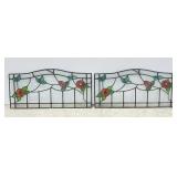 Hand Made Leaded Stained Glass Panels