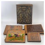Vintage Hand Tooled Leather Photo Albums