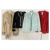 Suede Leather Women's Jackets