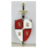 Ornamental Wooden El Cid Shield & Sword