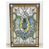 Stained Glass Style Art Nouveau Window Panel