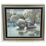 Framed Oil on Canvas - Signed