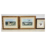 Palm Wood Framed Original Prints  & More