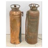 Antique The FYR FYTER Co. Copper Fire Extinguisher