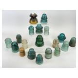 Collection of Antique Glass & Ceramic Telegraph