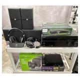 Sony AV Receiver, Sanyo Blu-Ray Player, Insignia