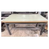6 FT Steel & Wood Work Bench Table