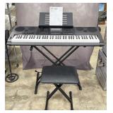 Casio WK-7600 Workstation Keyboard & Accessories