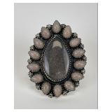 Sterling Silver & "Gemstone" Statement Ring