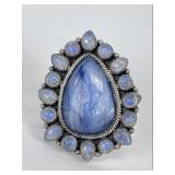 Sterling Silver & "Gemstone" Statement Ring