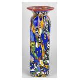 Signed Art Glass Vase - Mad Art Studios