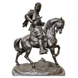 Patinated Bronze Sculpture Signed - Barye