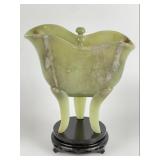 Celadon Jade Carved Vessel