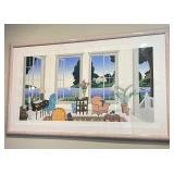 4 FT x 6 FT Framed Signed & Numbered Serigraph -
