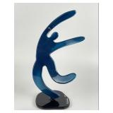 Signed Painted Aluminum Sculpture - Zaluski