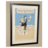 Framed Signed & Numbered Color Silk Screen-