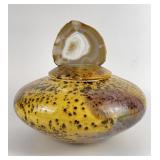 Organic Modern Style Lidded Vessel