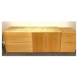 Wood Style Modular Office Storage